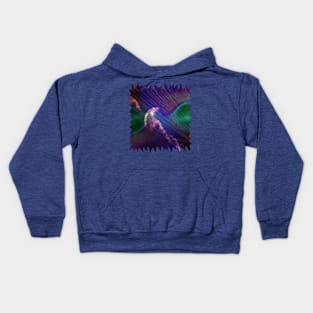 Jellyfish in Roaring Waves of Blur Kids Hoodie